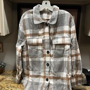Heavyweight button up jacket